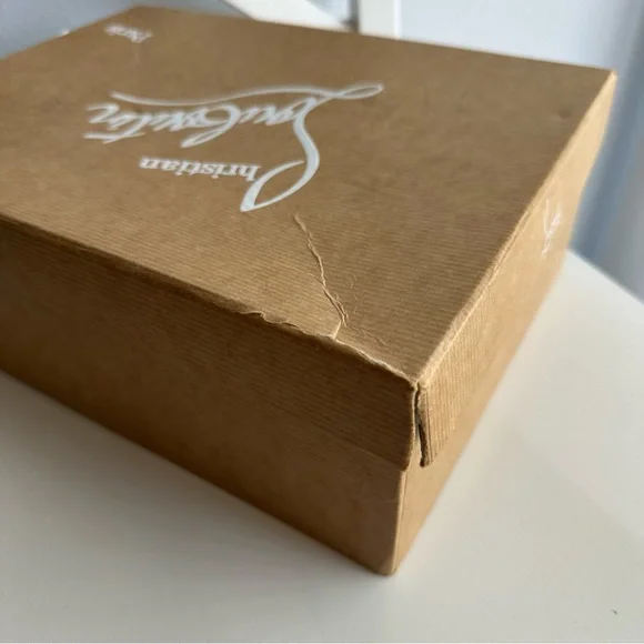 Christian Louboutin Rivierina 100 Patent Specchio Pointed Toe Ankle Straps Heels - Picture 12 of 12